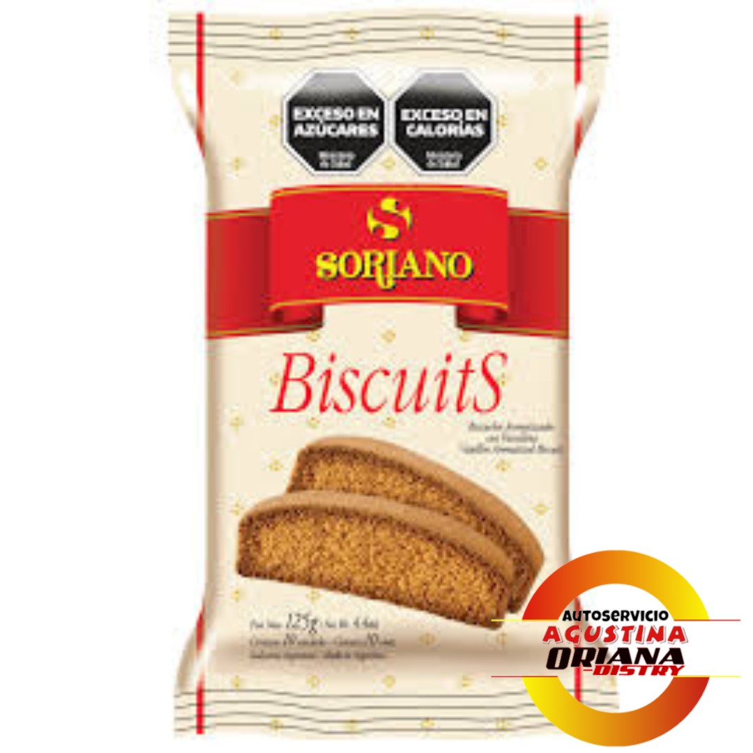 GALLETITAS BISCUITS 125G SORIANO