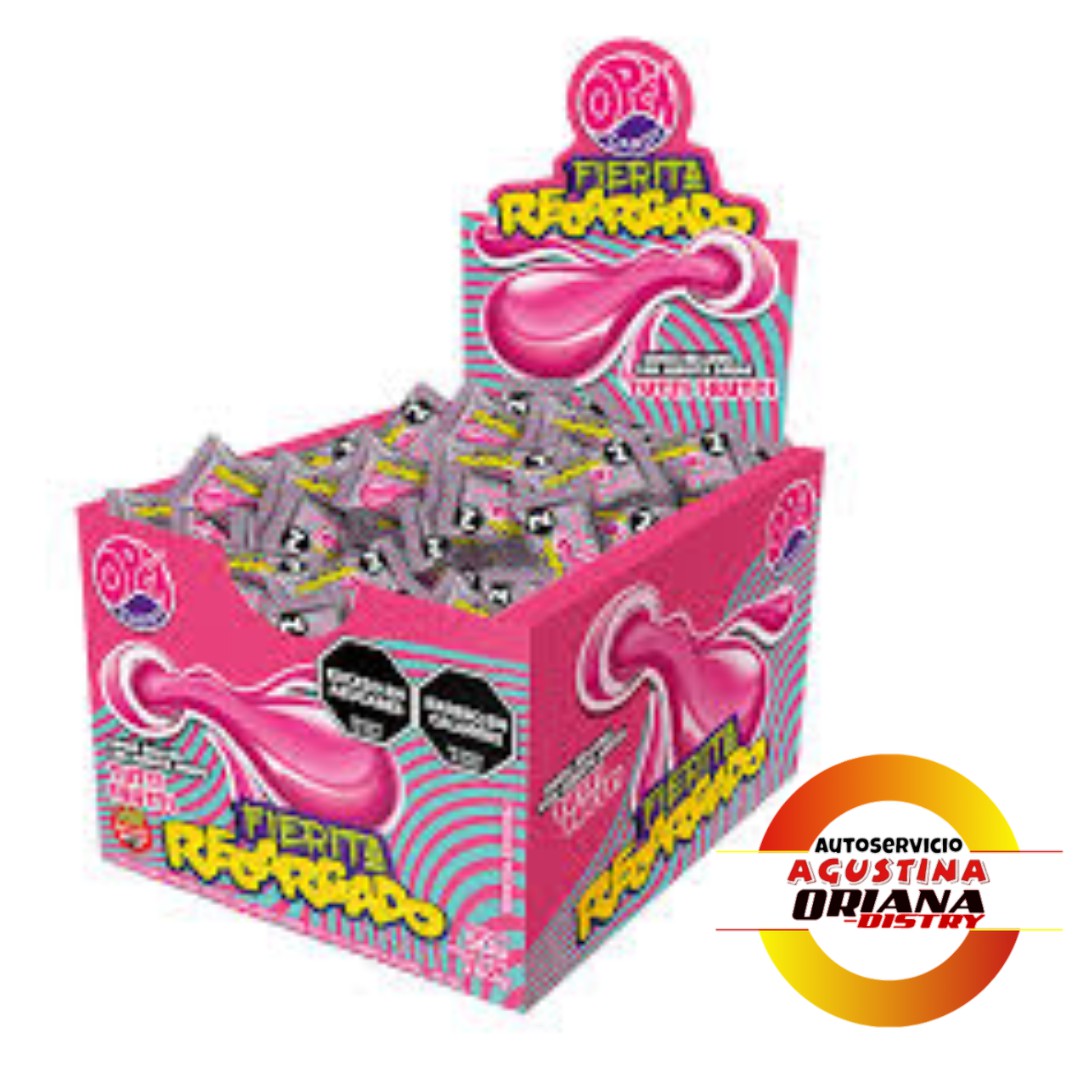 CHICLE FIERITA RECARGADO FRUTILLA