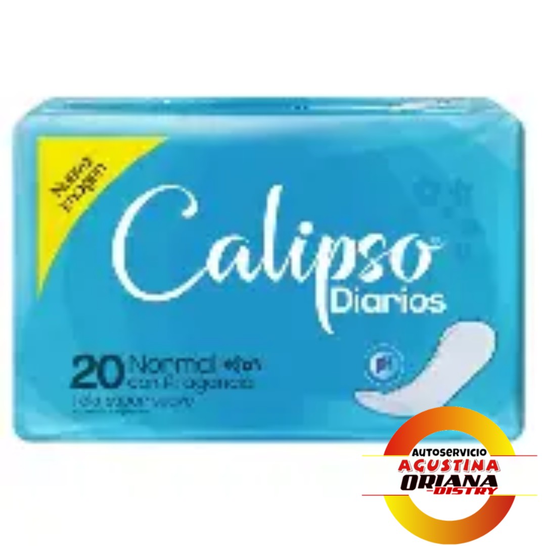 PROTECTORES CALIPSO X 20 NORMAL C/FRAGANCIA - CELESTE