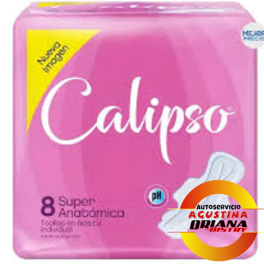 TOALLAS CALIPSO X8 SUPER ANATOMICAS C/ ALAS - ROSA