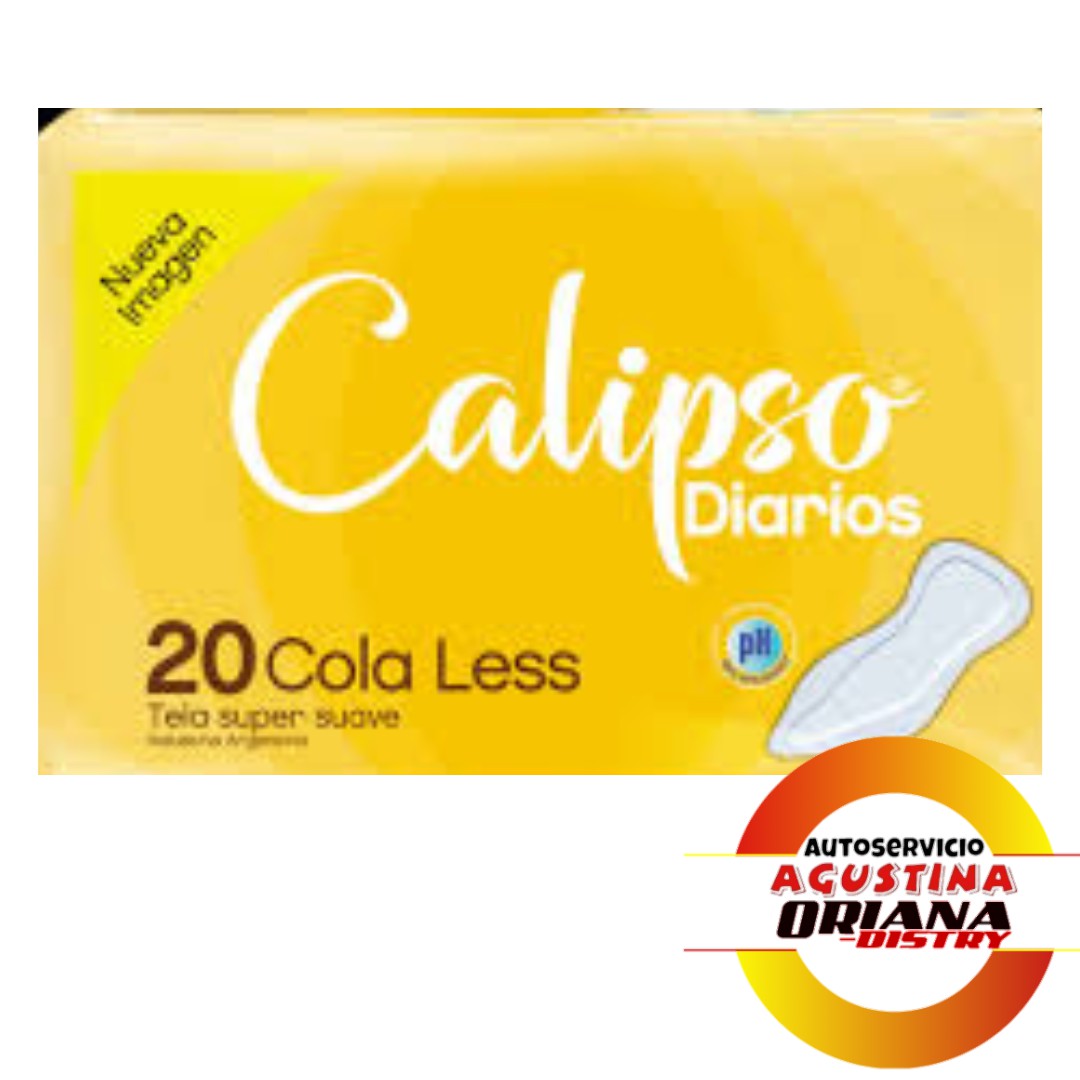PROTECTORES CALIPSO X20 COLA LESS - AMARILLO