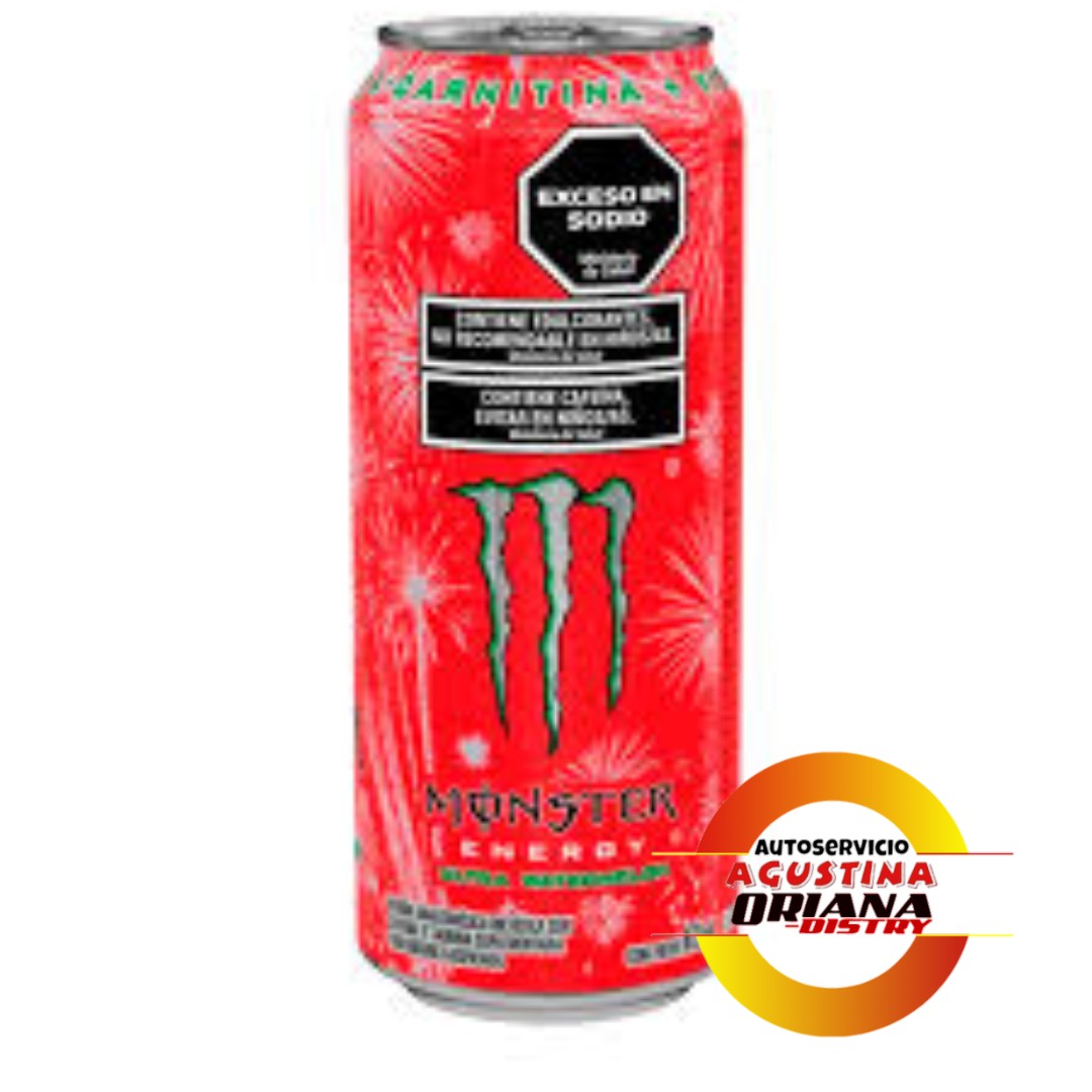 MONSTER ENERGY 473ML WATER MELON