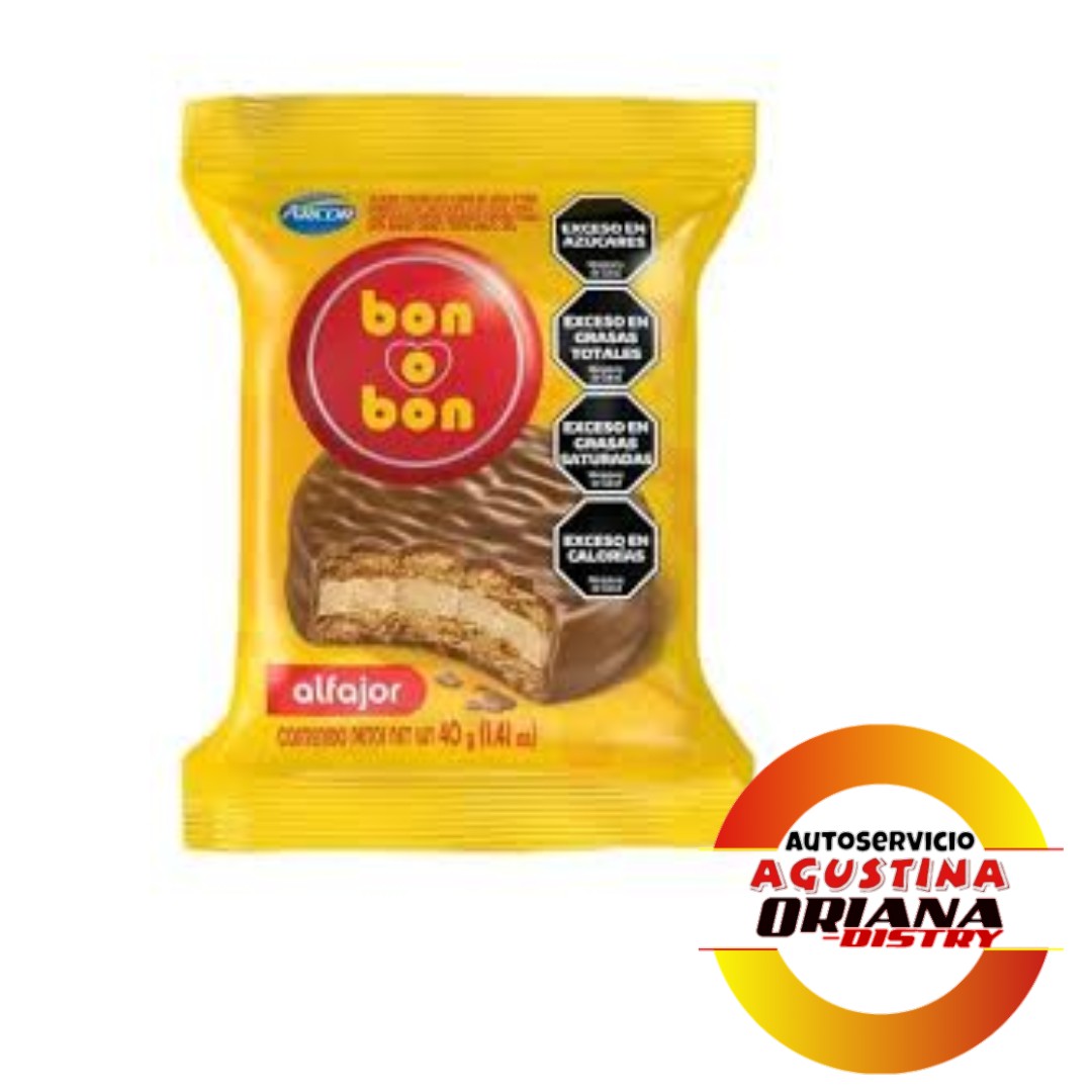 ALFAJOR BON O BON 40G CHOCO