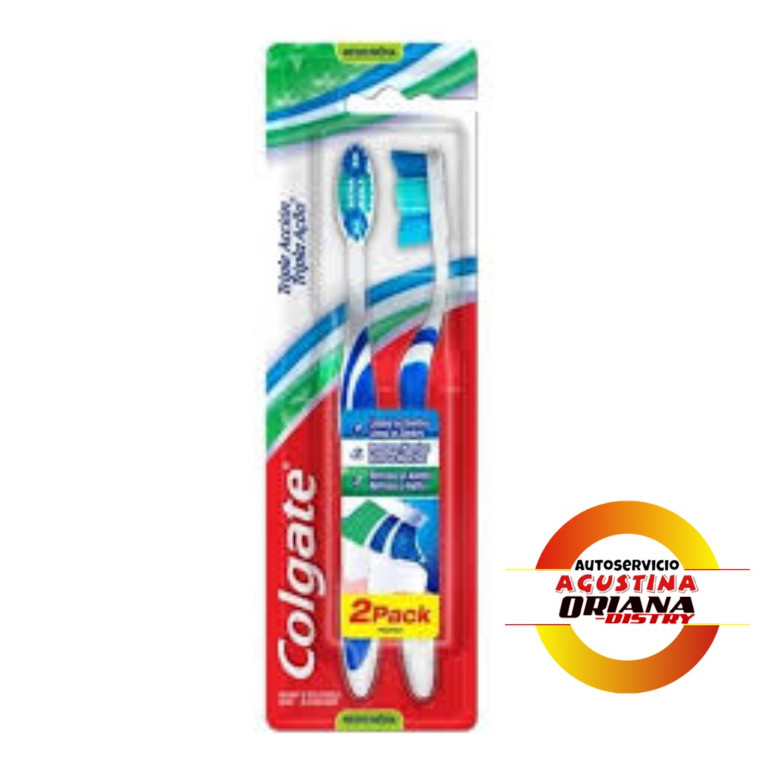 CEPILLO DENTAL COLGATE X 2