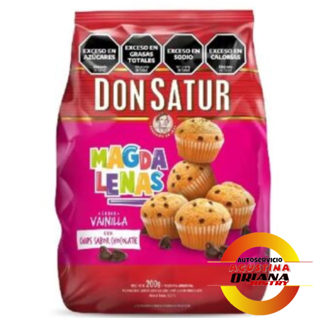 GALLETITAS MAGDALENAS DON SATUR 250G VAINILLA