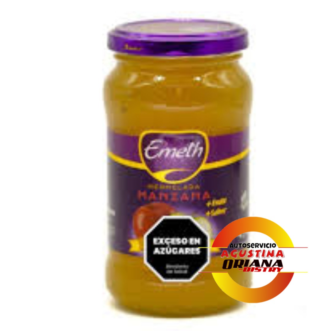 MERMELADA FRASCO 454G EMETH MANZANA