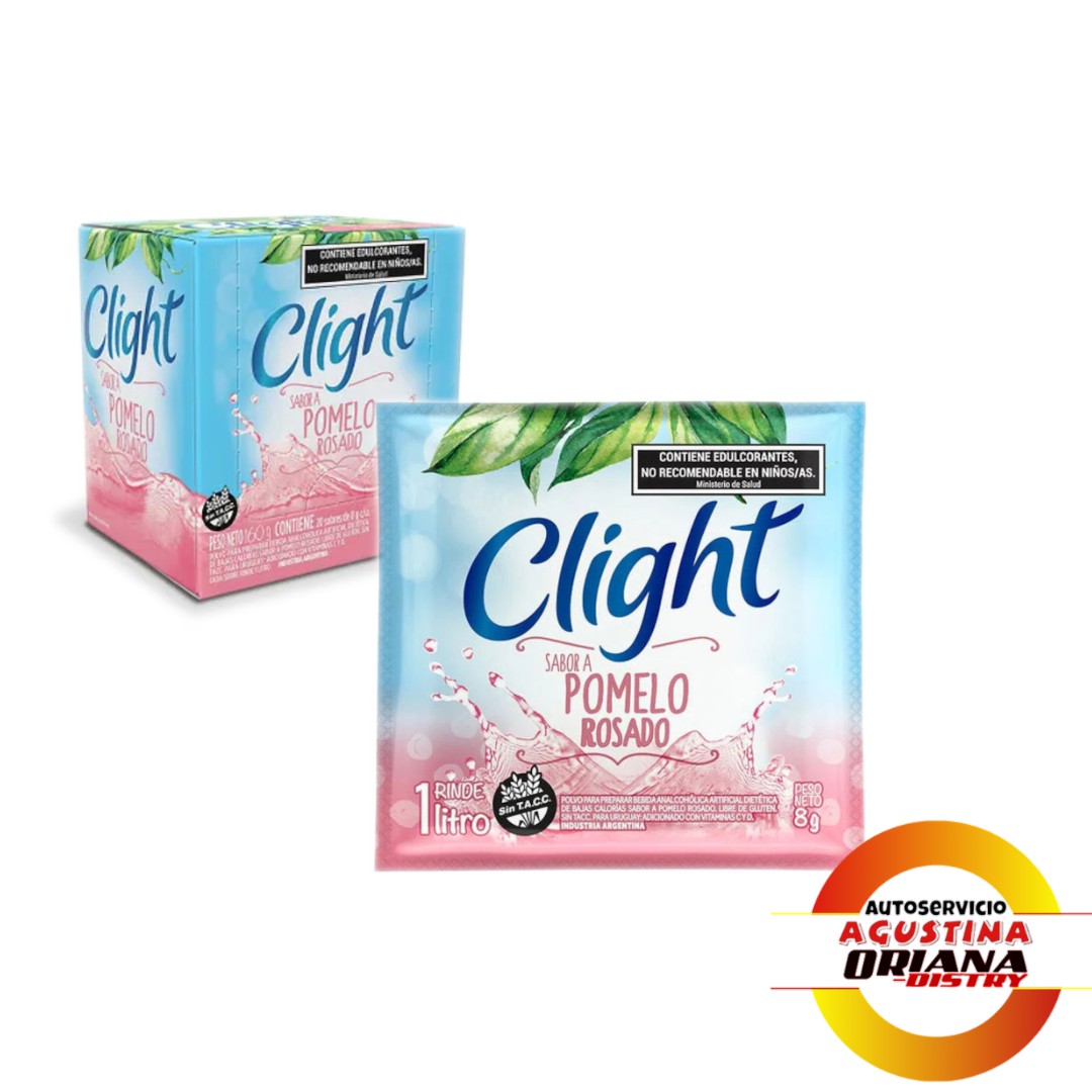 JUGO CLIGHT X 20 POMELO ROSADO