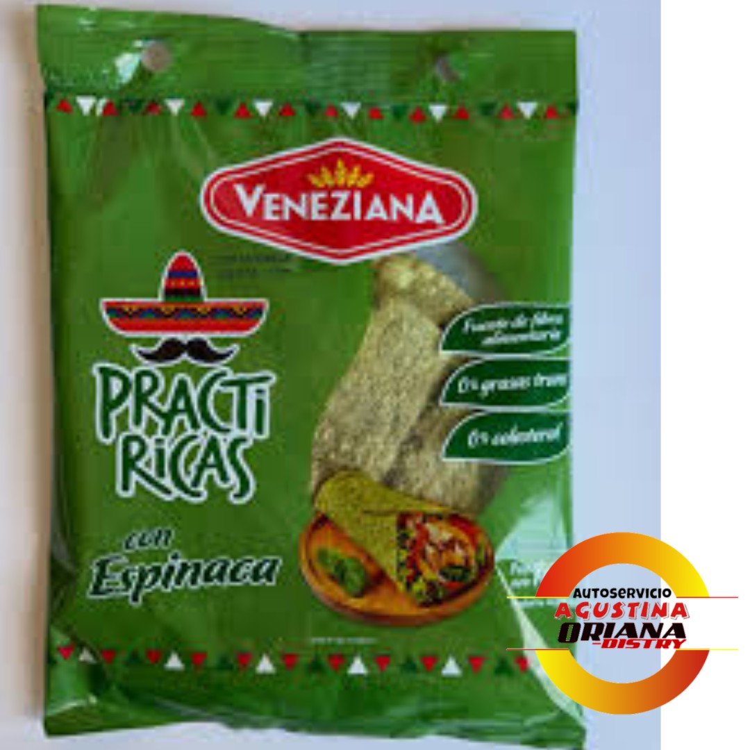 PRACTI RICAS 165G VENEZIANA ESPINACA X6UN                 **