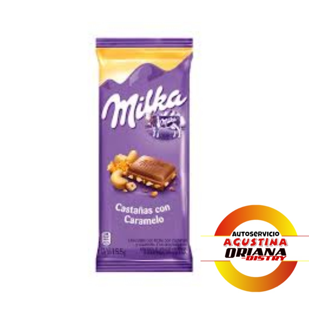 CHOCOLATE MILKA CASTAÑAS CON CARAMELO 55G
