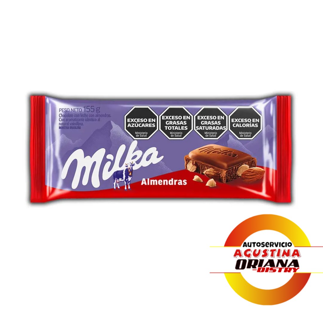 CHOCOLATE MILKA ALMENDRAS 55G