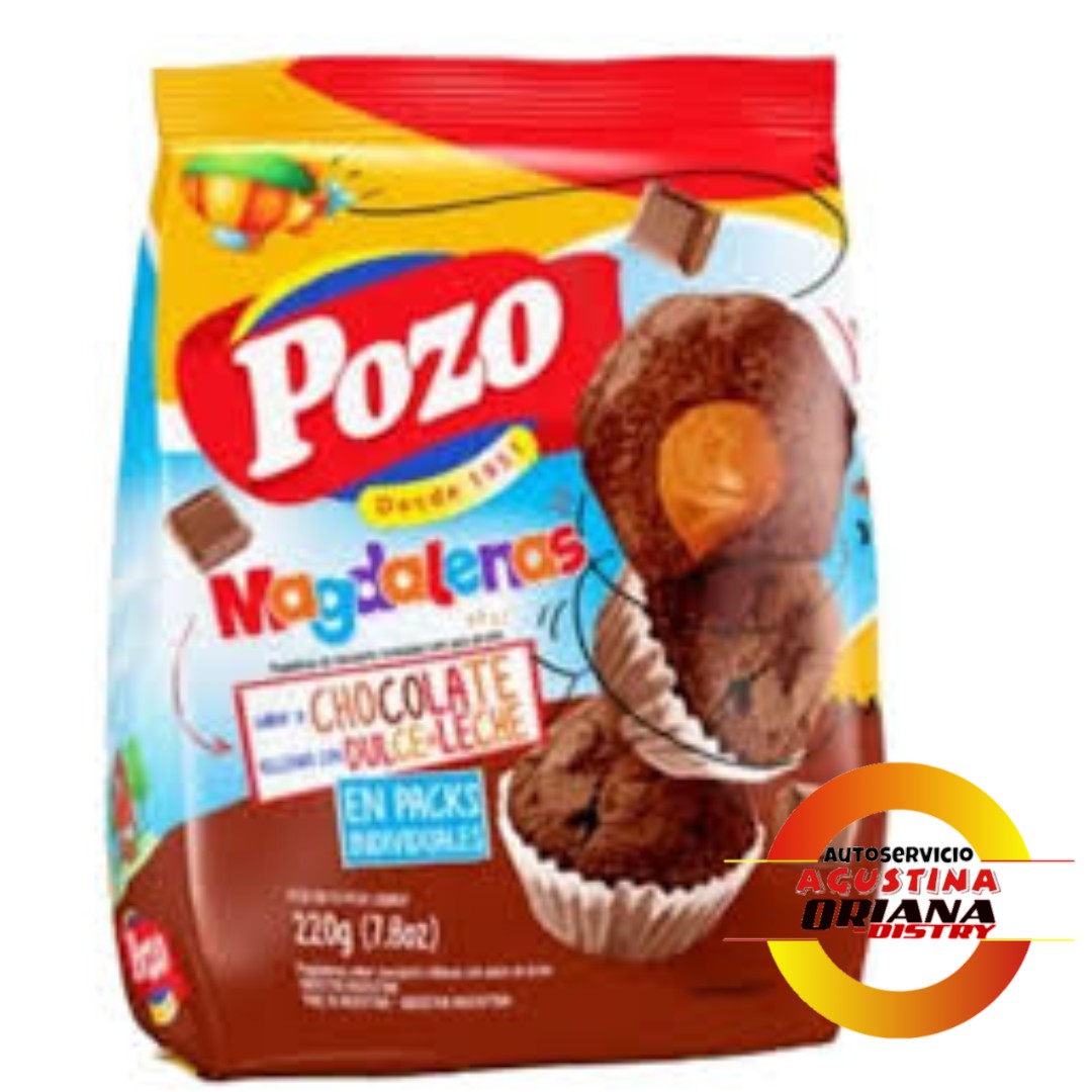 GALLETITA MAGDALENA POZO 200G CHOCOLATE