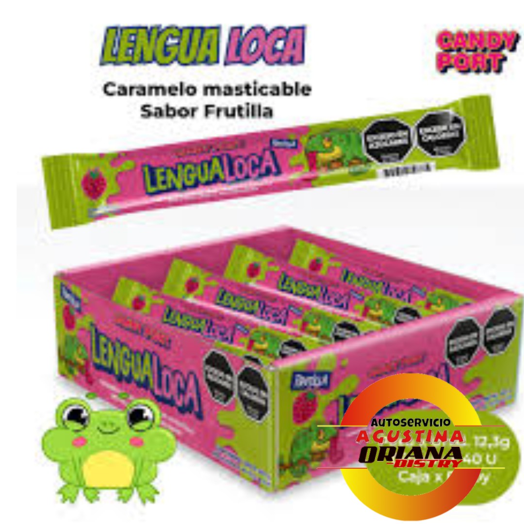LENGUA LOCA FRUTILLA
