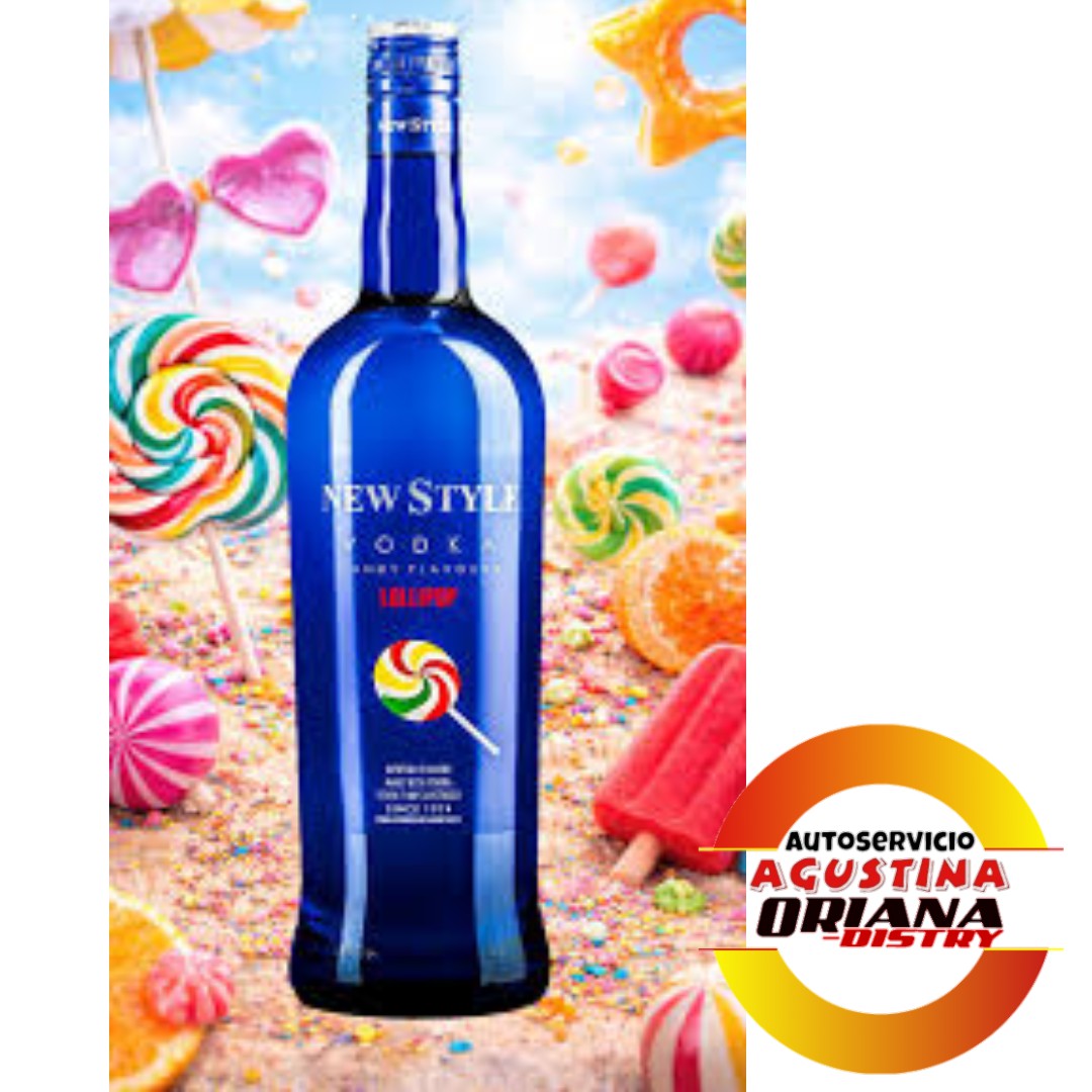 VODKA NEW STYLE  AZUL LOLLIPOP
