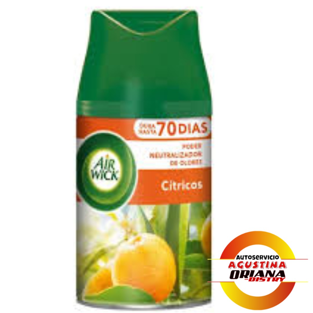 AROMATIZANTE AIR WICK - REPUESTO X 250ML CITRICOS
