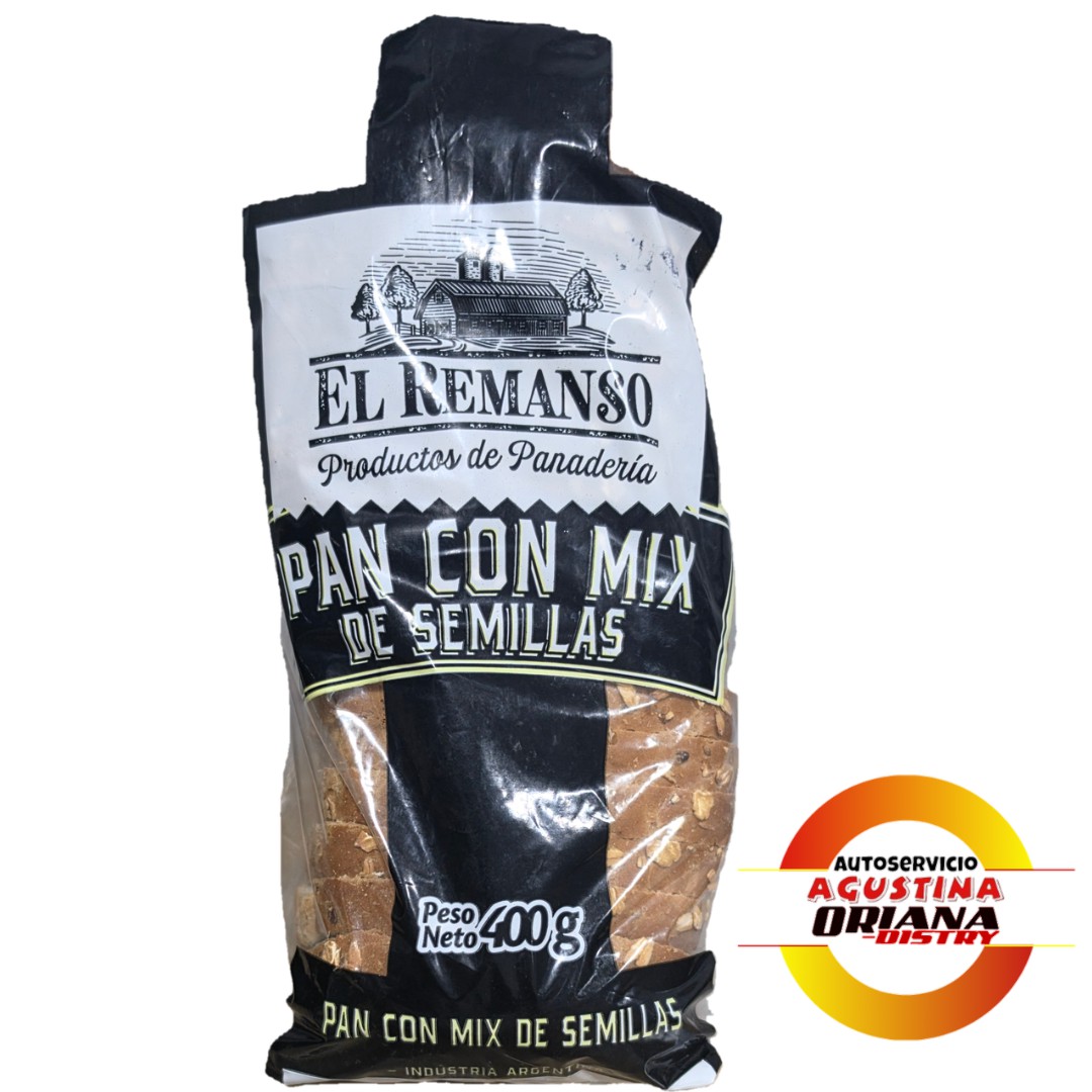 PAN LACTAL REMANSO CON MIX DE CEREALES 400G