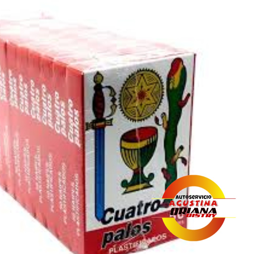 NAIPES 4 PALOS X 50 PLASTIFICADO