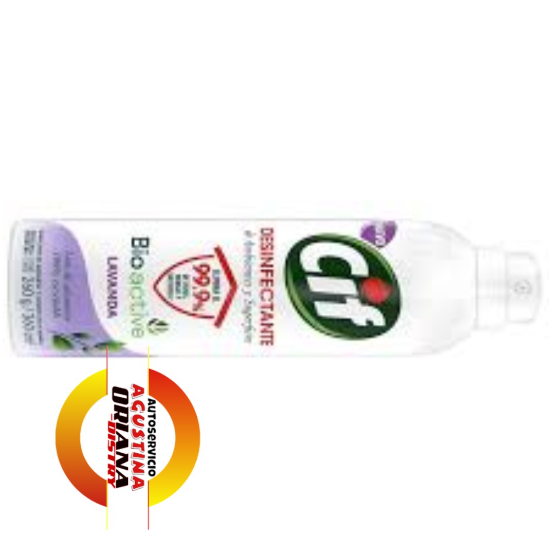 CIF DESINFECTANTE BIO ACTIVE AERO LAVANDA