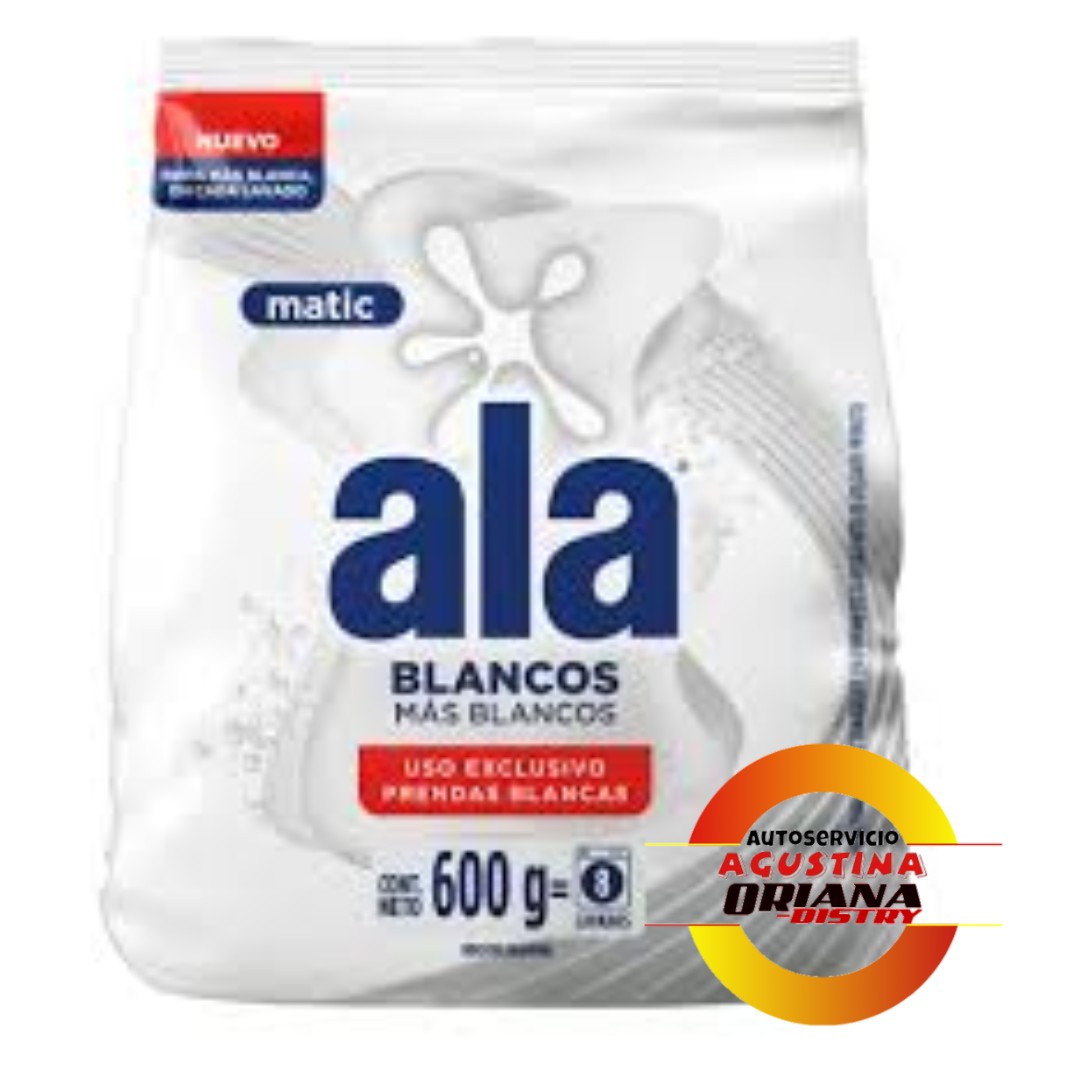 JABON POLVO 600 ALA  ROPA BLANCA