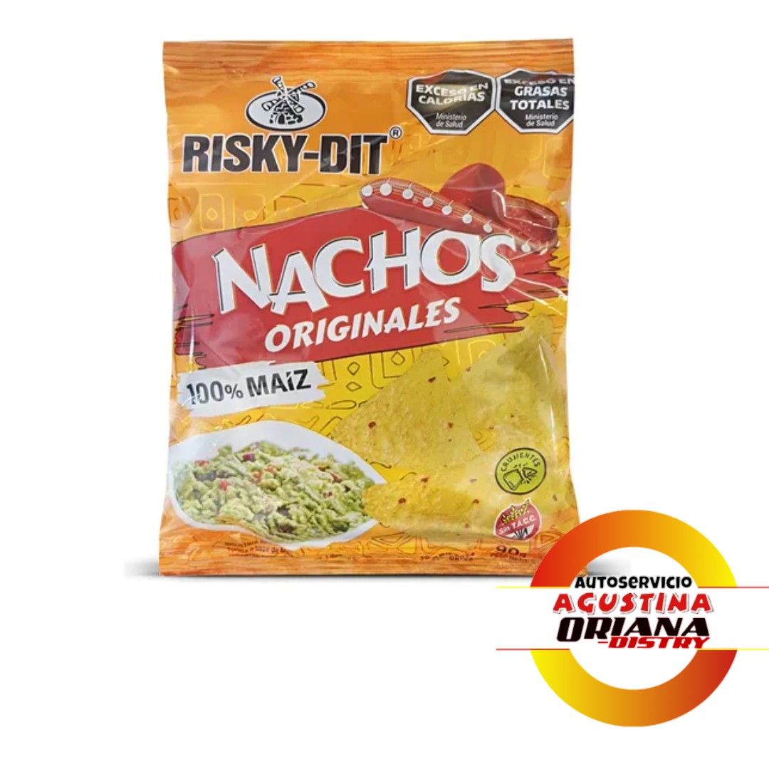 NACHOS RISKY-DIT 90G ORIGINALES