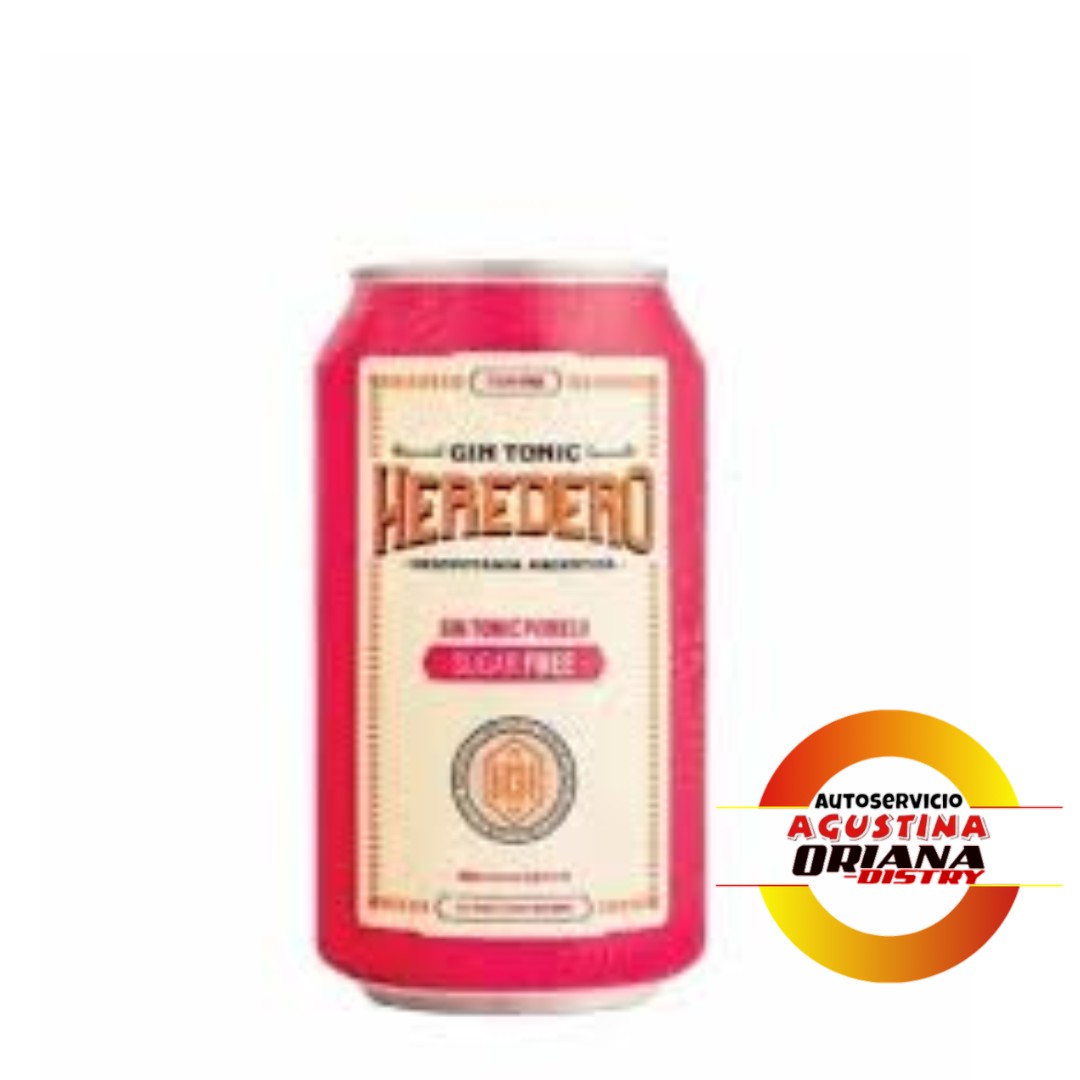 GIN HEREDERO X 354ML LATA- POMELO ROSADO