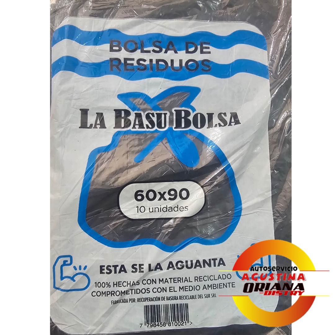 BOLSA RESIDUO 60X90 LA BUSA BOLSA