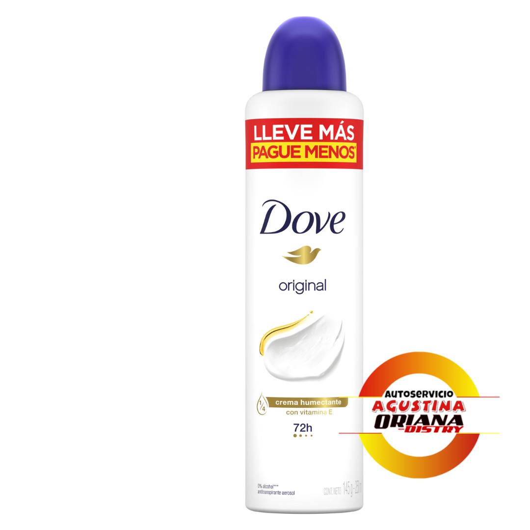 DESODORANTE 250ML DOVE ORIGINAL