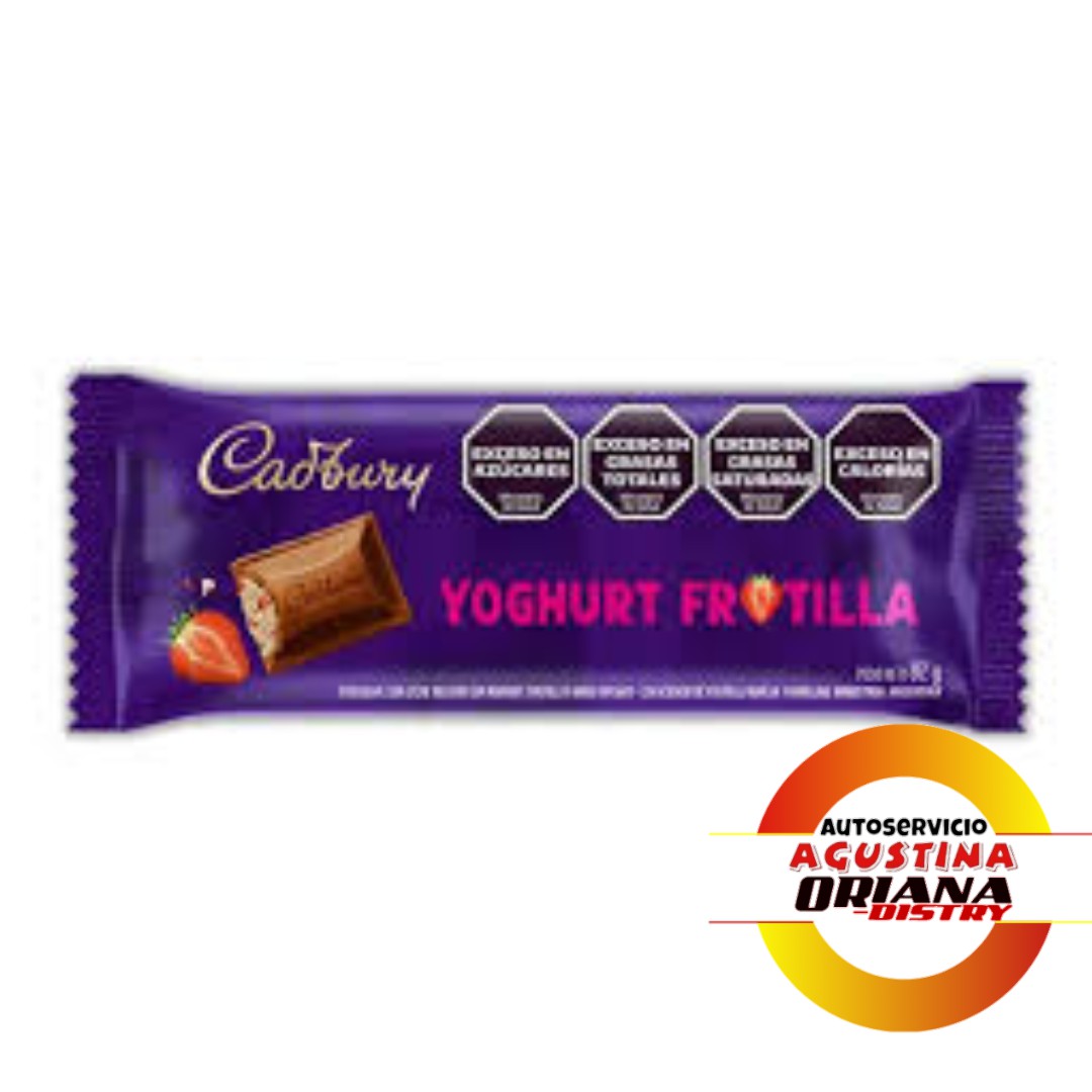 CHOCOLATE CADBURY YOGURTH FRUTILLA X 82G