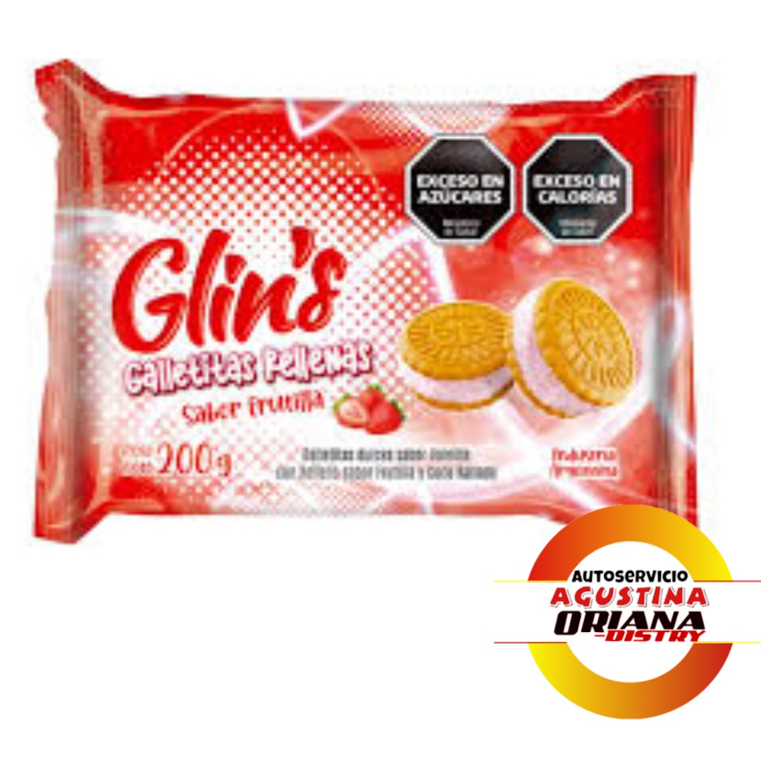 GALLETITAS RELLENAS GLIN`S 200G