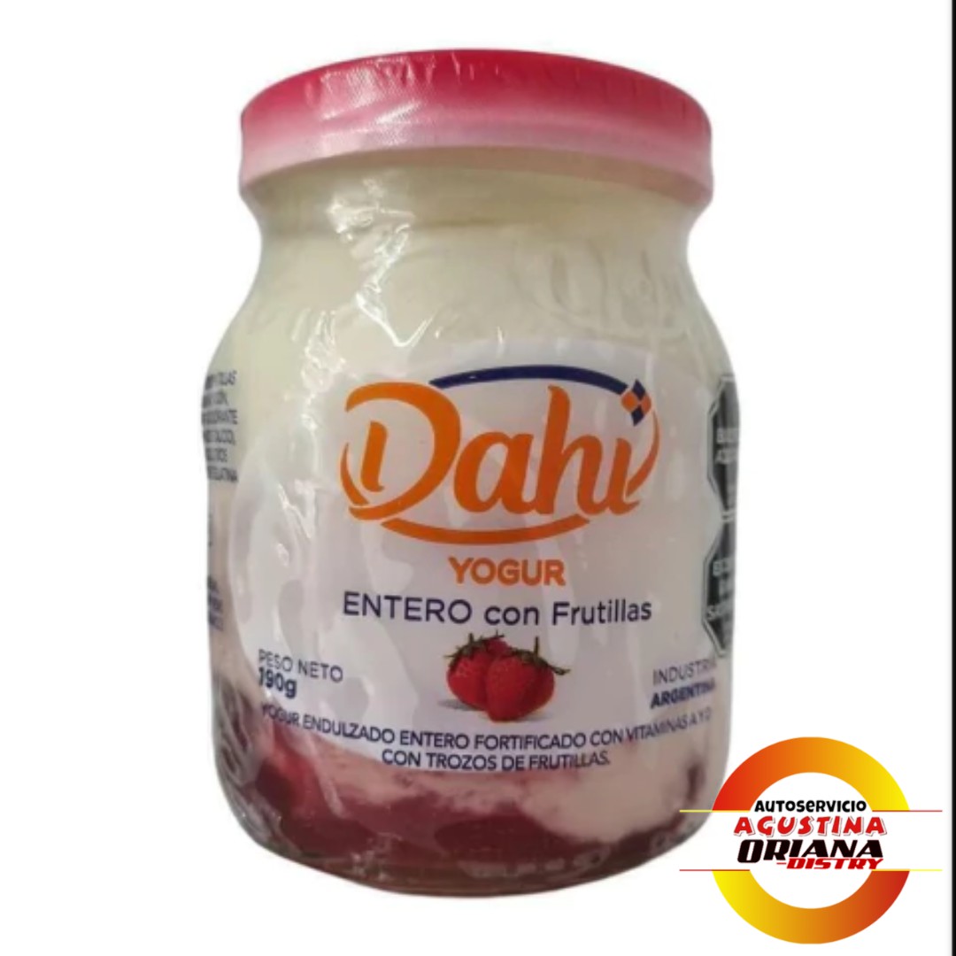 YOGUR DAHI C/FRUTA FRUTILLA 190G