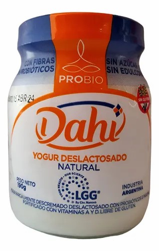 YOGUR DAHI DESLATOSADO NATURAL 190G