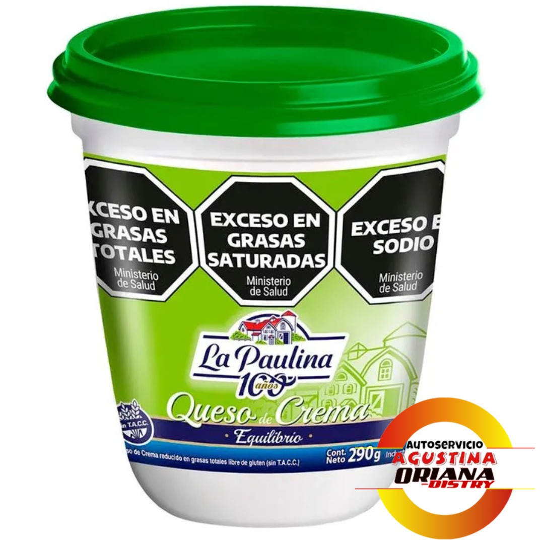 QUESO CREMA 290 PAULINA VERDE