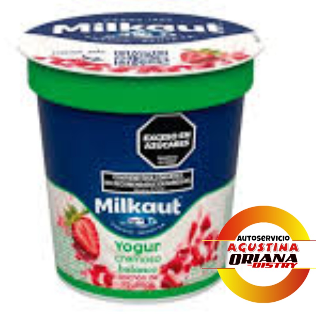 YOGUR MILKAUT FIRME 150G DESCREMADO FRUTILLA **