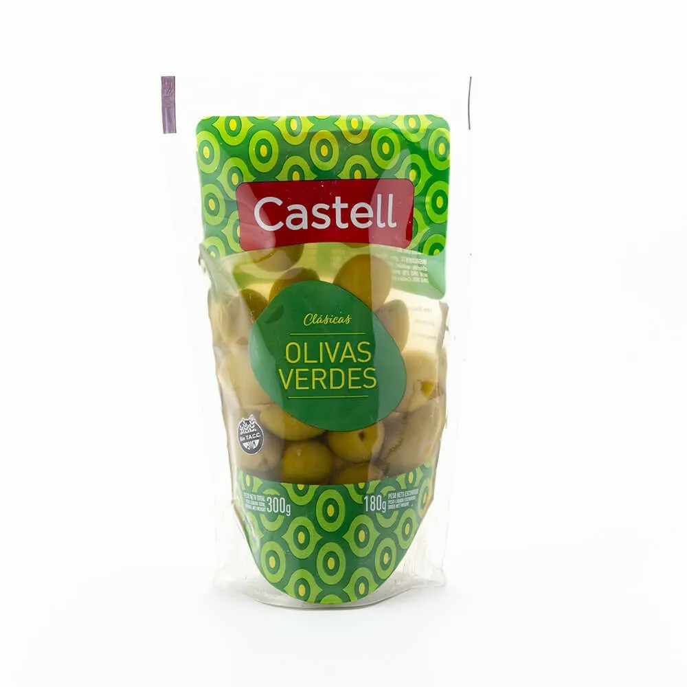 ACEITUNA DESCAROZADA CASTELL 180G
