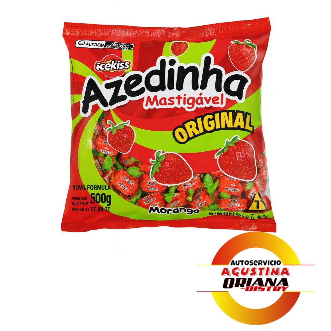 CARAMELOS AZEDINHA 500G FRUTILLA