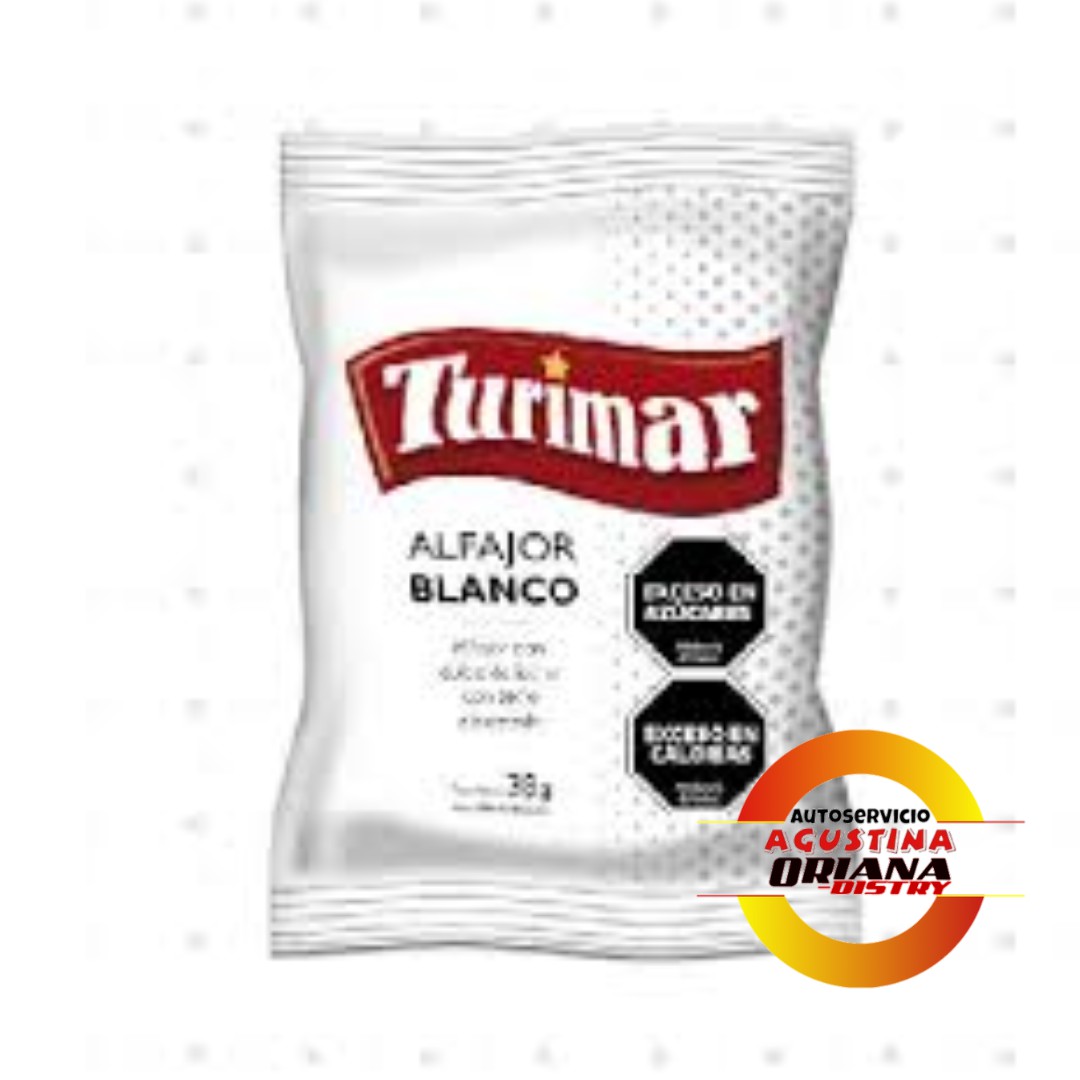 ALFAJOR SIMPLE BLANCO TURIMAR38G