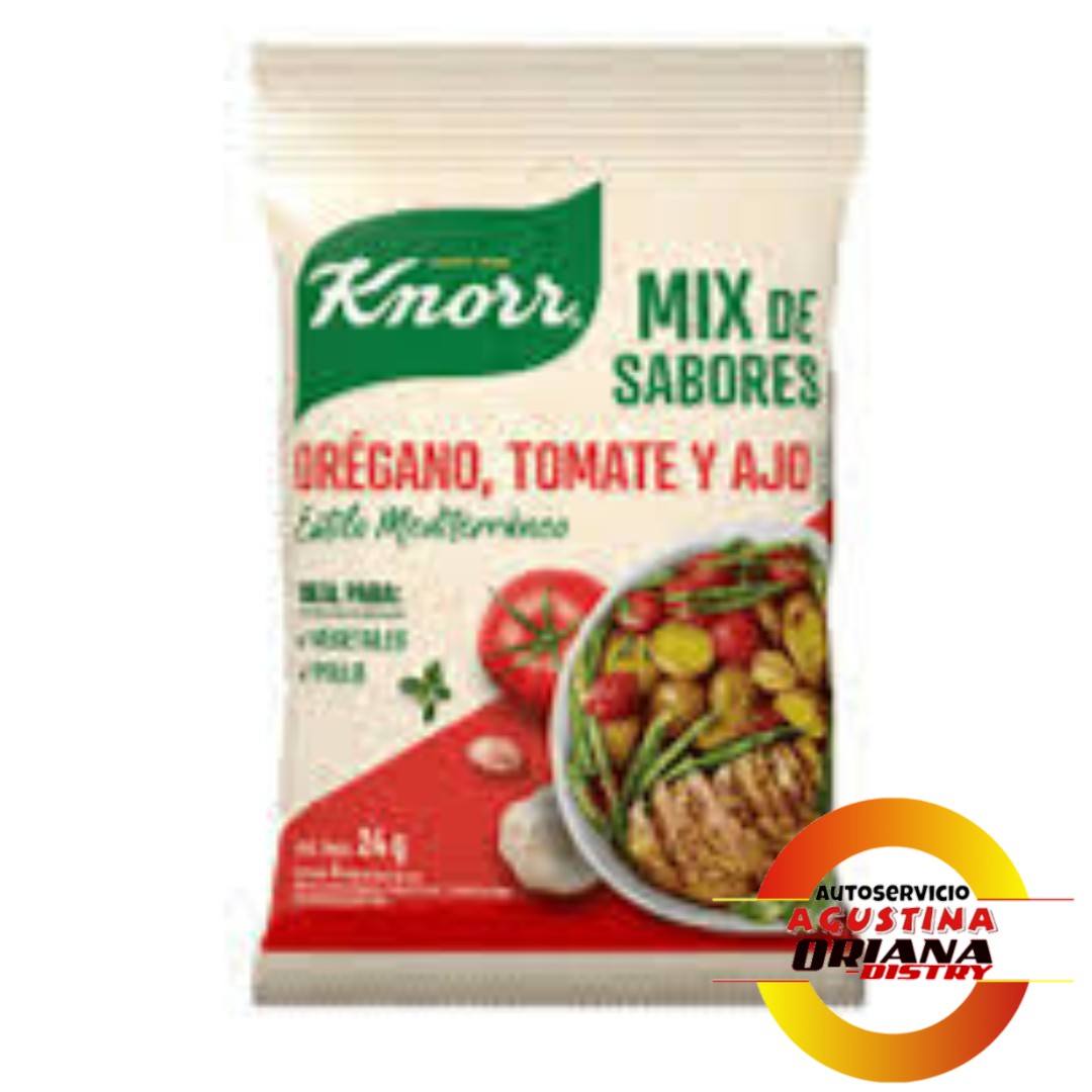 KNORR MIX SABORES OREGANO TOMATE Y AOJO