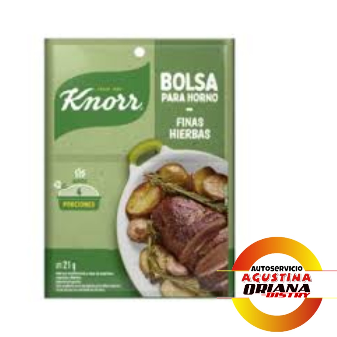 KNORR BOLSA HORNO TIPO FINAS HIERBAS