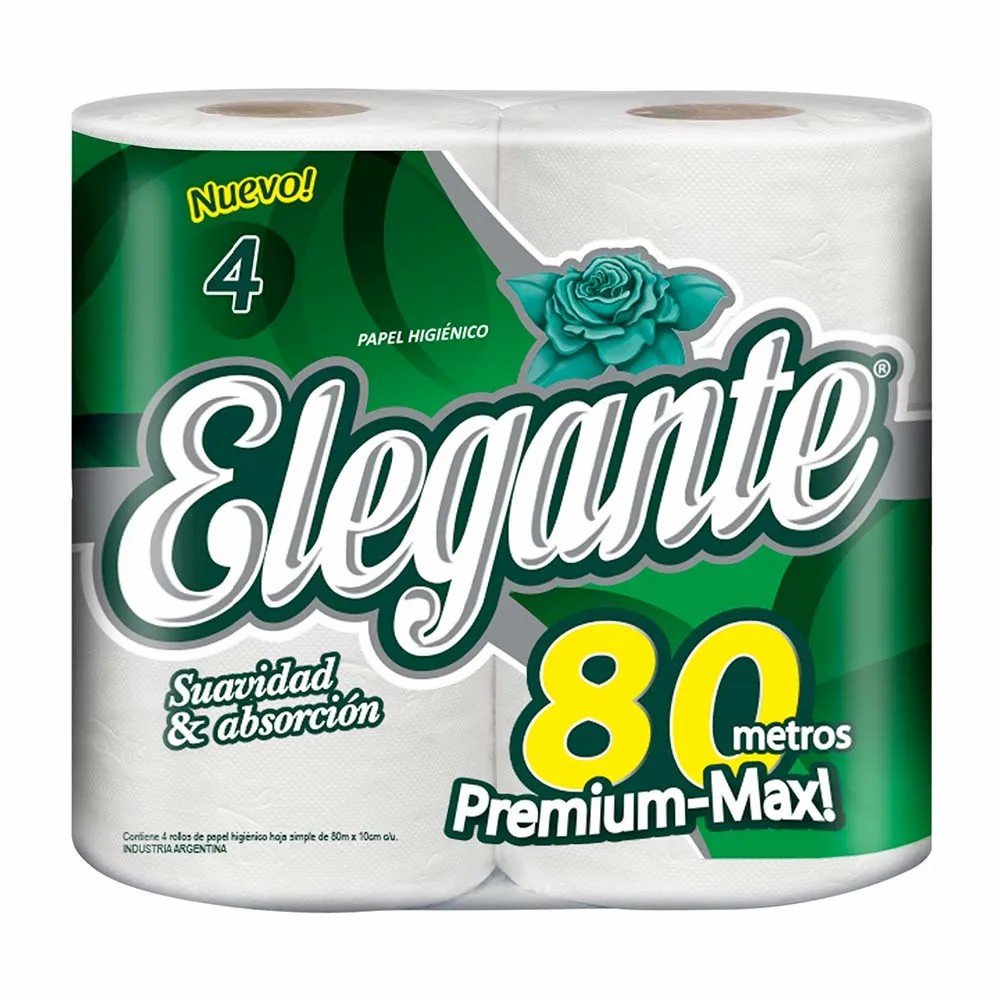PAPEL X4 ELEGANTE X 80M