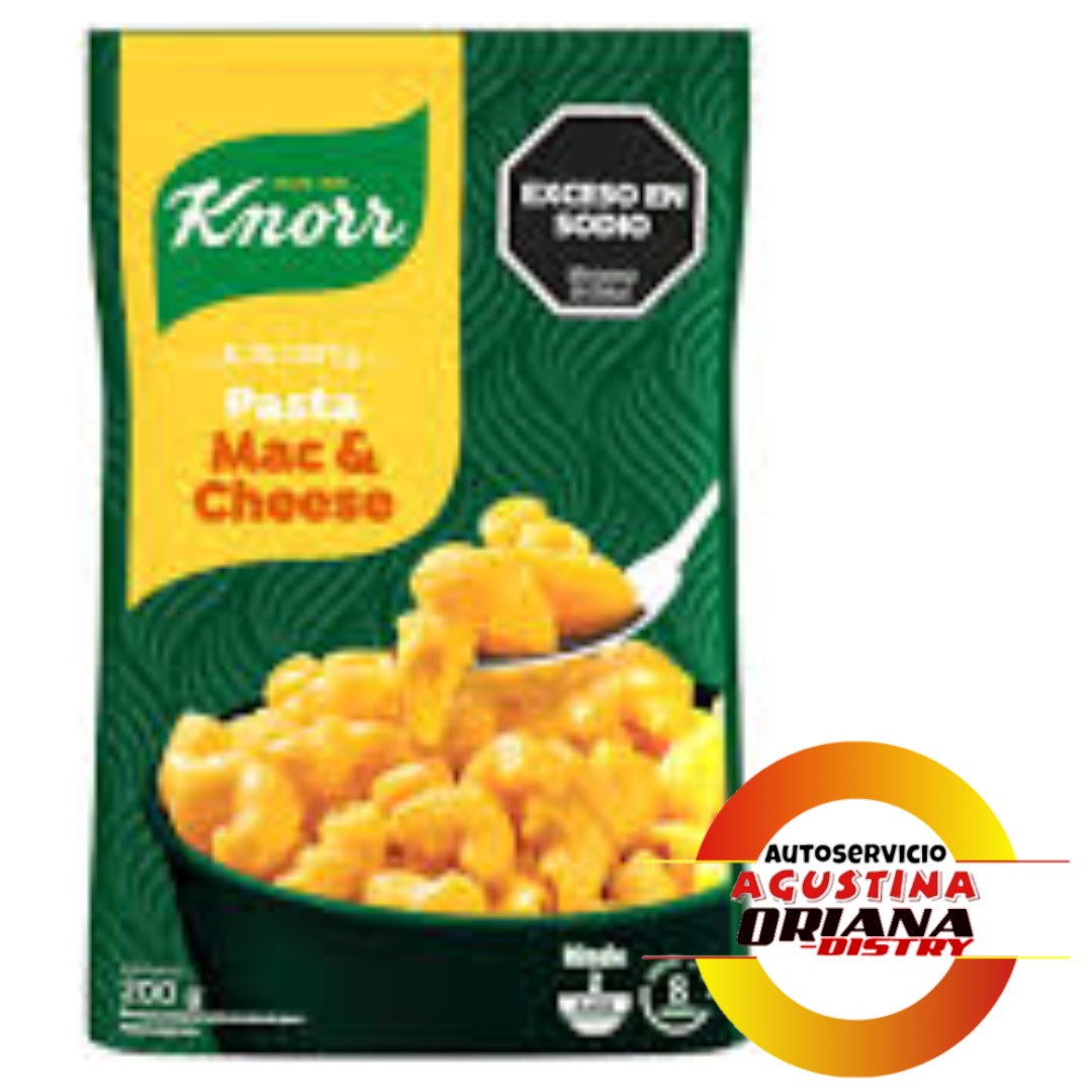 KNORR FIDEOS LISTO X200G MAC & CHEESE               **