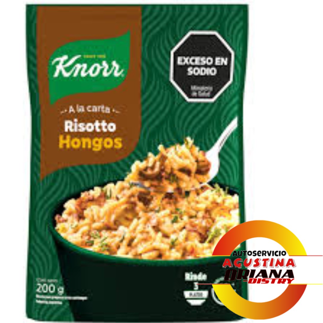 KNORR RISOTTO X200G HONGOS                                **