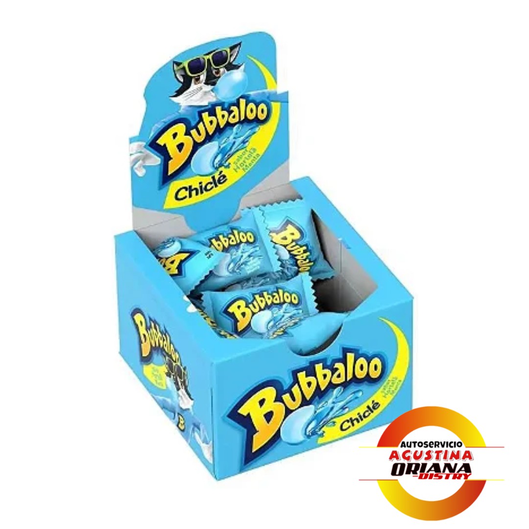 CHICLES BUBBALOO MENTA 60U
