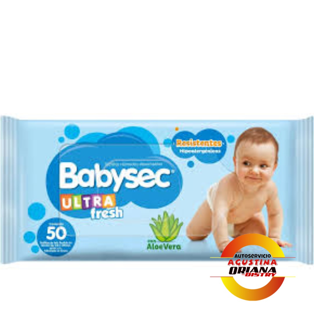 TOALLAS HUMEDAS BABYSEC ULTRA FRESH 50UNI