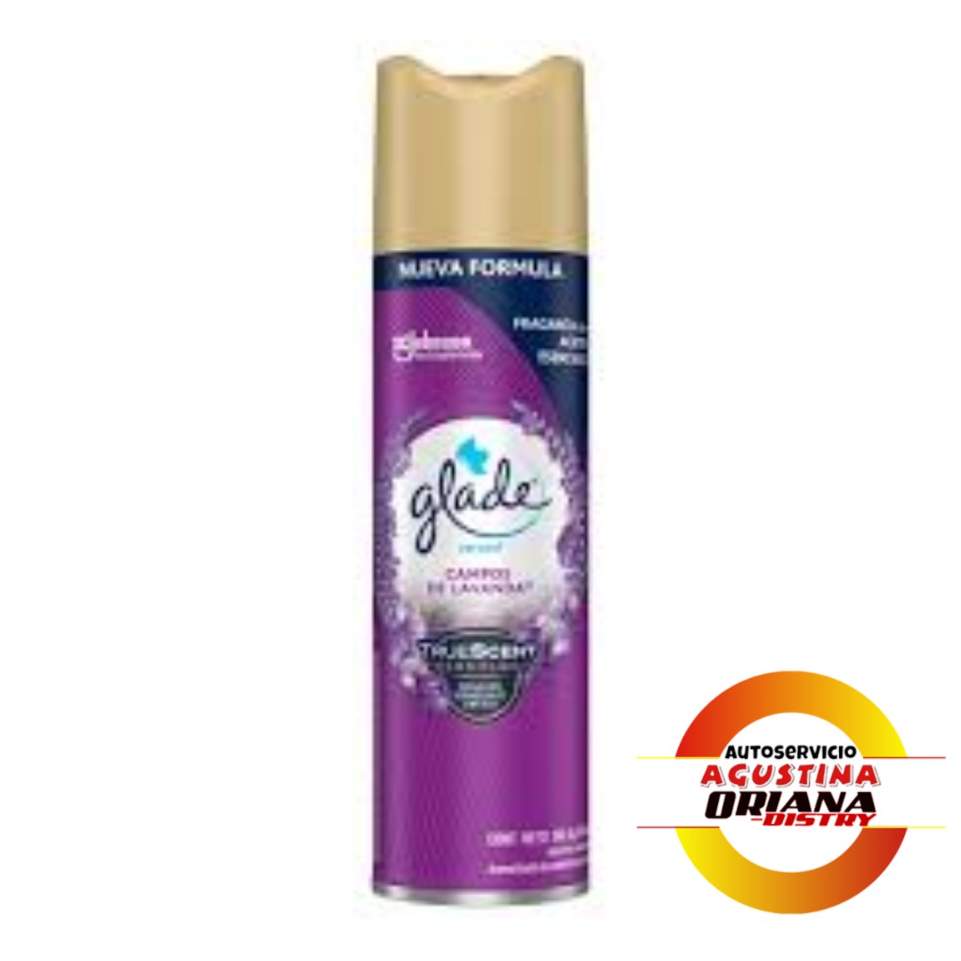 GLADE AEROSOL 360ML CAMPOS DE LAVANDA